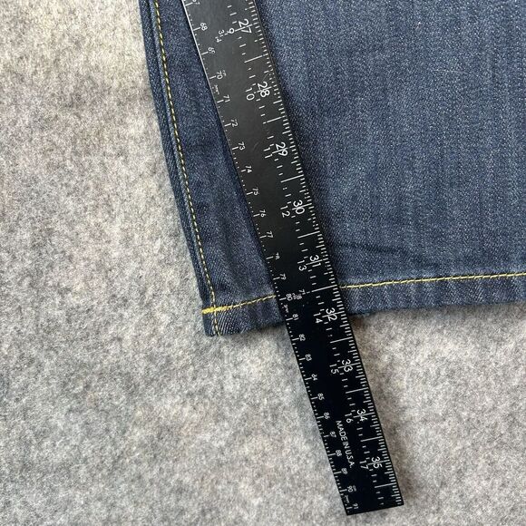 Cabi Jeans Womens 8 Slim Boyfriend Dark Wash Distressed Denim Stretch - Picture 6 of 9